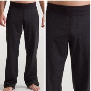 LULULEMON SMASH PANTS sz L men’s heather gray/black post workout, athleisure